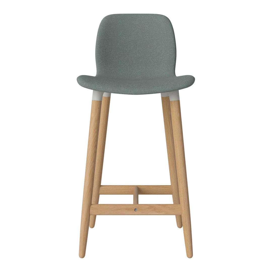 Seed Counter Chair - Upholstered - Oiled Oak Base - Image 3