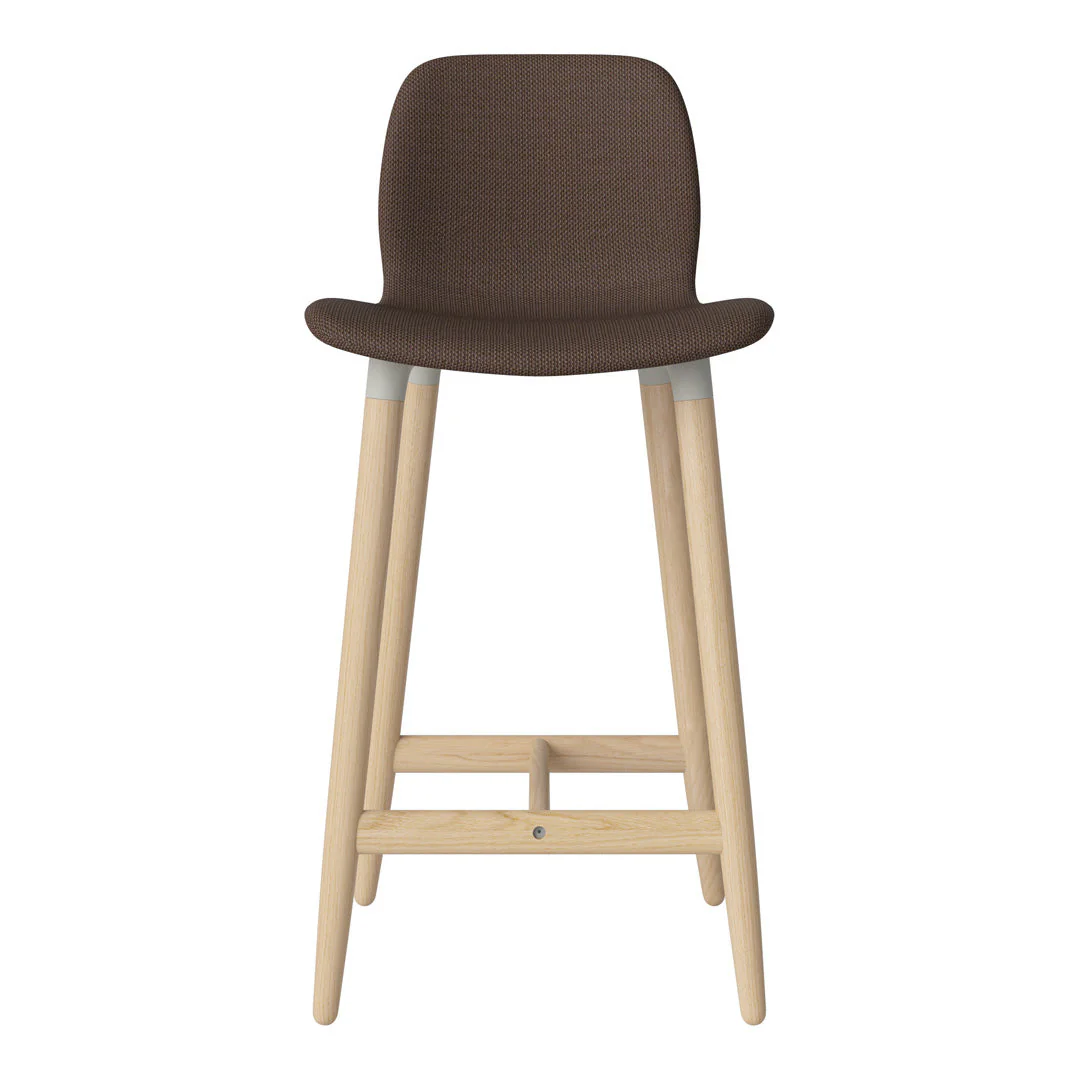 Seed Counter Chair - Upholstered - Oiled Oak Base, White Pigmented - Image 22