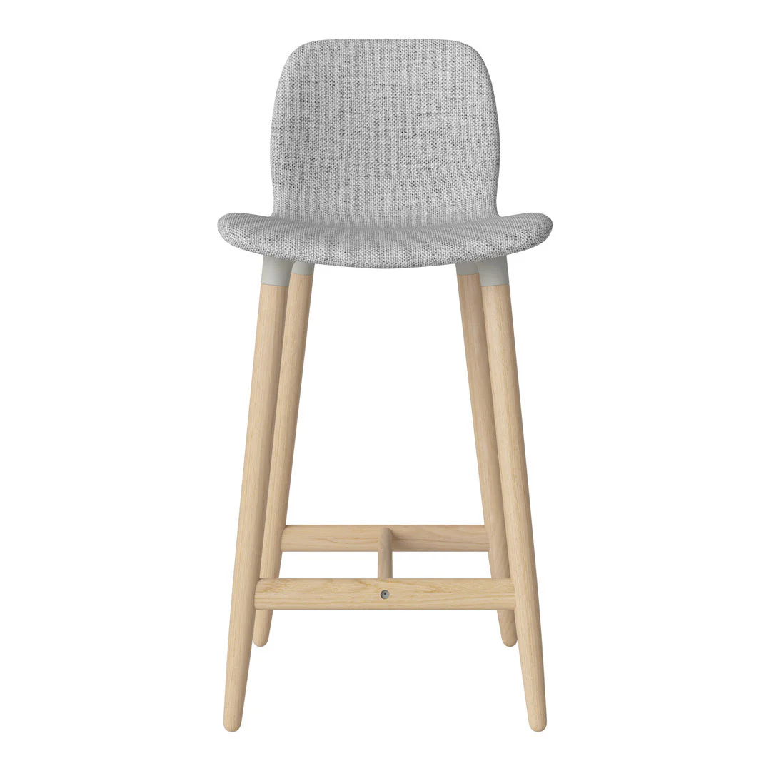 Seed Counter Chair - Upholstered - Oiled Oak Base, White Pigmented - Image 26