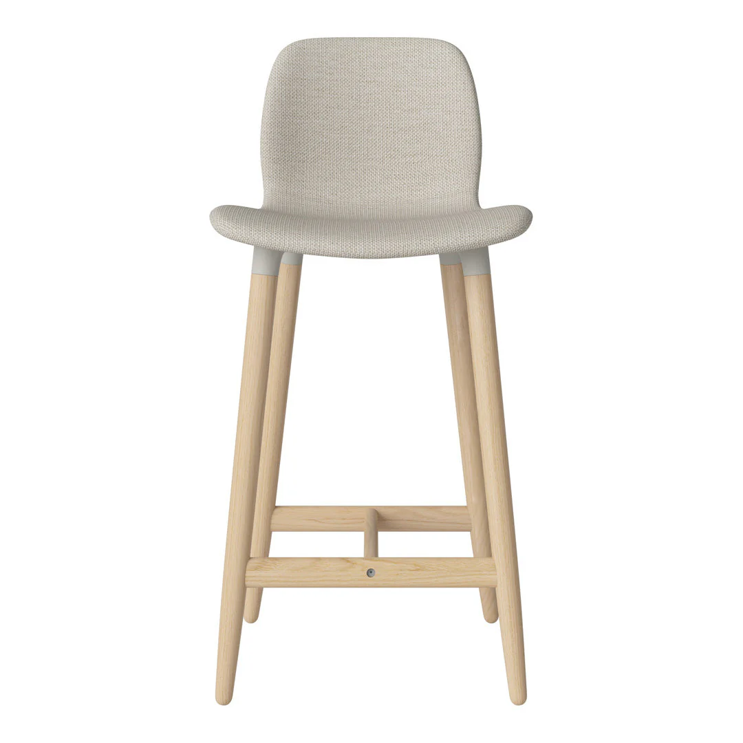 Seed Counter Chair - Upholstered - Oiled Oak Base, White Pigmented - Image 28