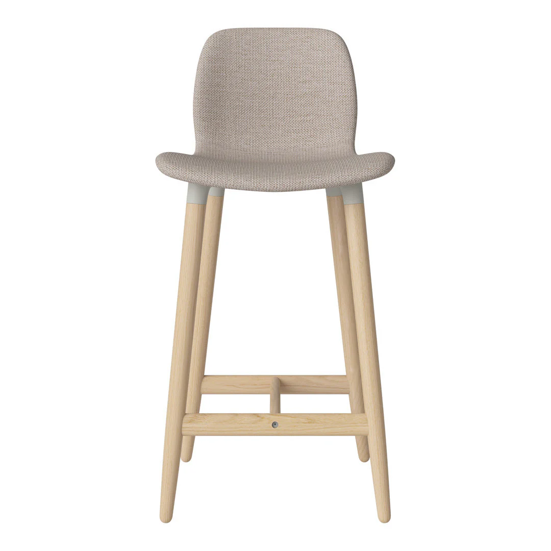 Seed Counter Chair - Upholstered - Oiled Oak Base, White Pigmented - Image 30