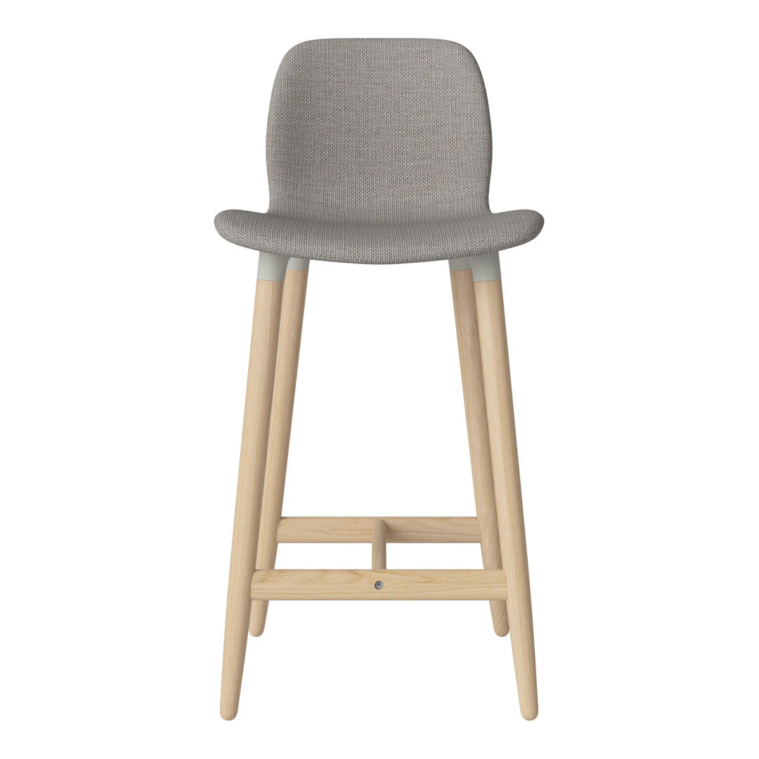 Seed Counter Chair - Upholstered - Oiled Oak Base, White Pigmented - Image 31