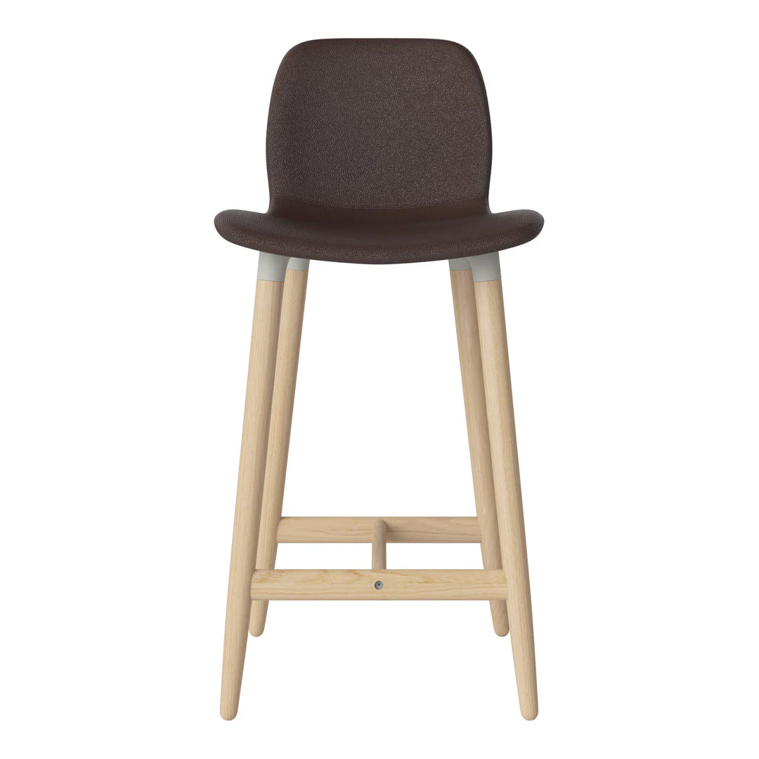 Seed Counter Chair - Upholstered - Oiled Oak Base, White Pigmented - Image 47