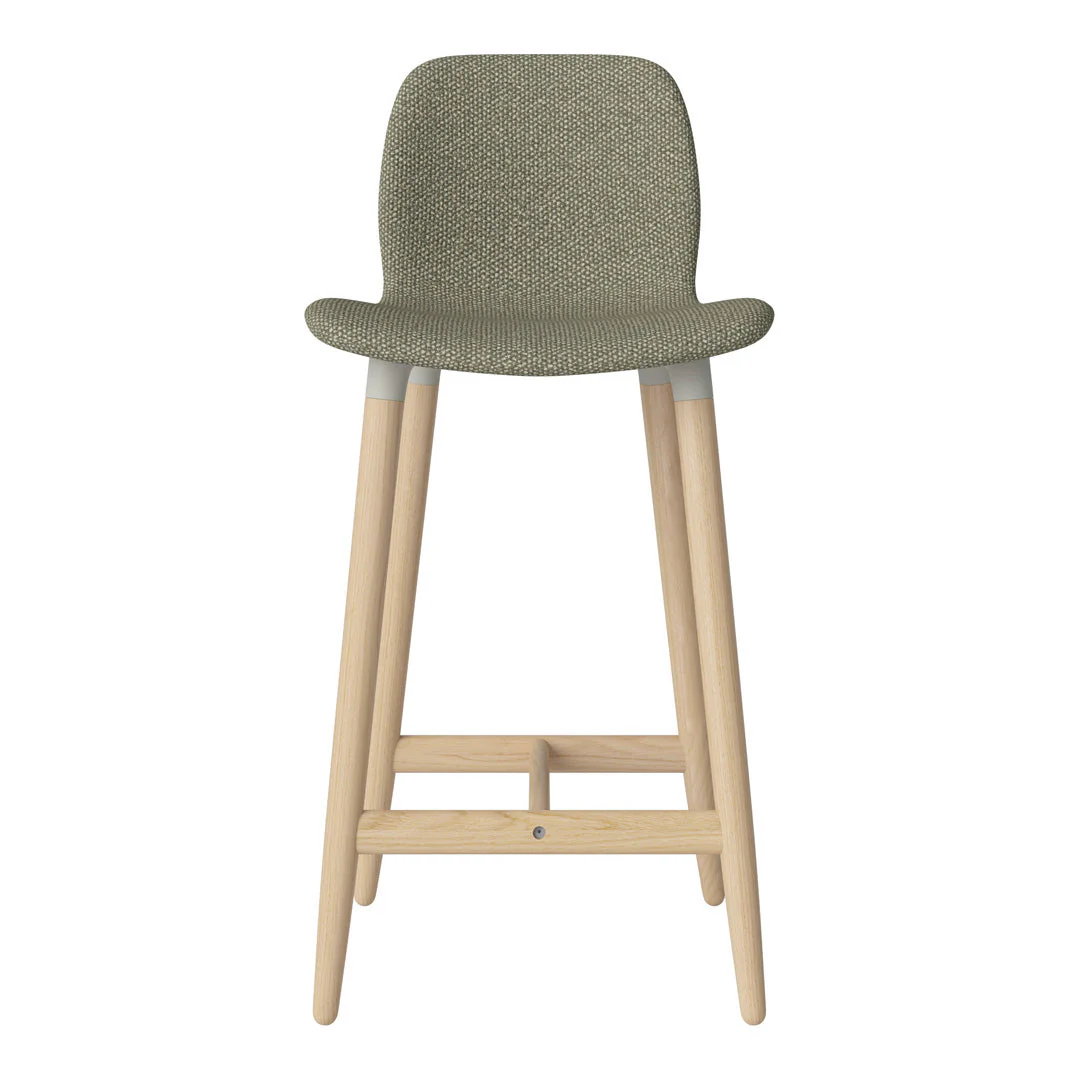 Seed Counter Chair - Upholstered - Oiled Oak Base, White Pigmented - Image 52