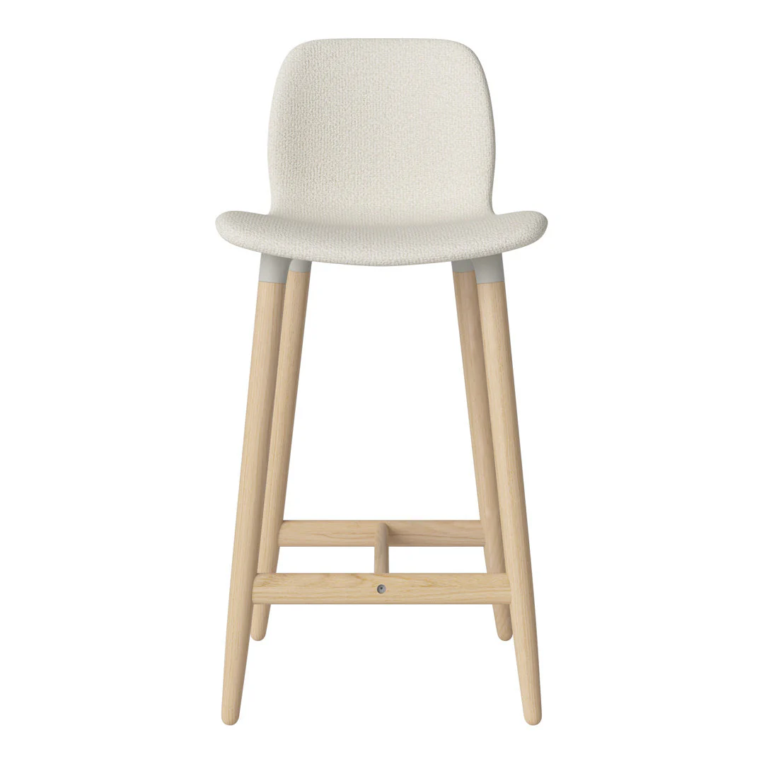 Seed Counter Chair - Upholstered - Oiled Oak Base, White Pigmented - Image 54
