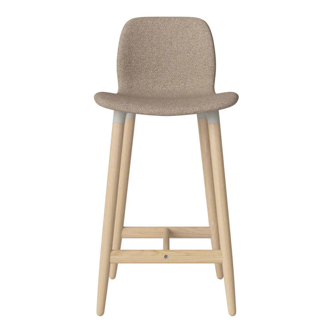 Seed Counter Chair - Upholstered - Oiled Oak Base, White Pigmented - Image 56