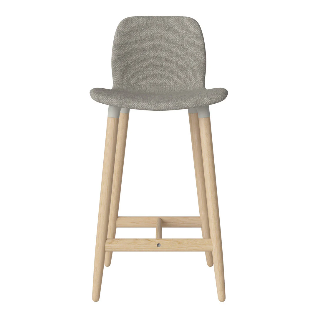 Seed Counter Chair - Upholstered - Oiled Oak Base, White Pigmented - Image 59