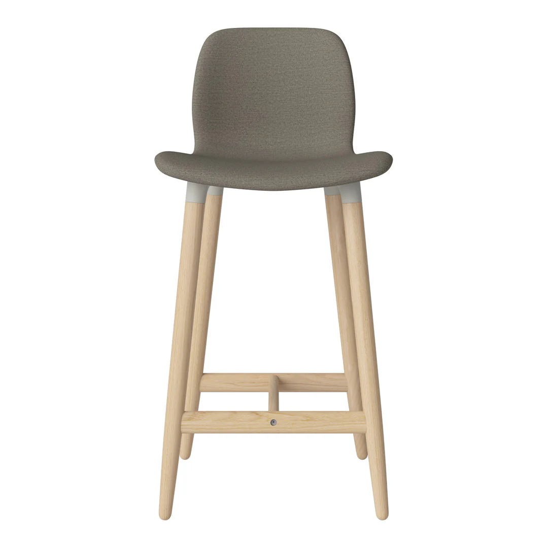 Seed Counter Chair - Upholstered - Oiled Oak Base, White Pigmented - Image 67
