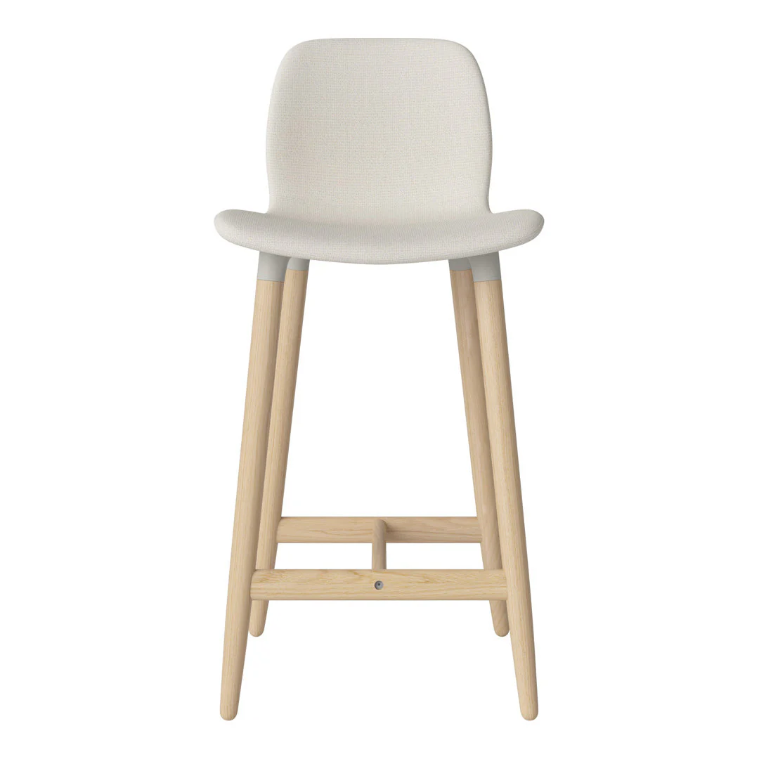 Seed Counter Chair - Upholstered - Oiled Oak Base, White Pigmented - Image 72