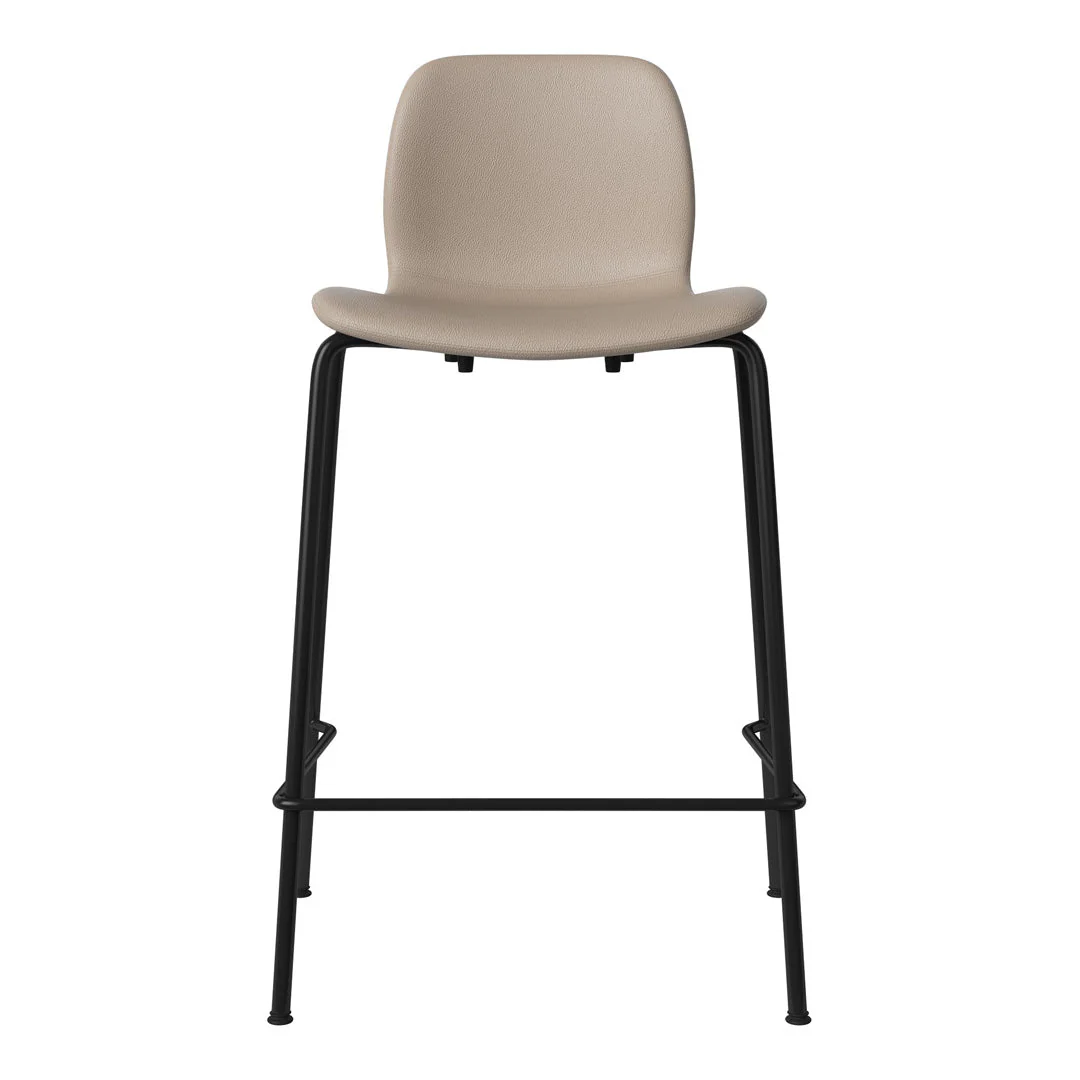 Seed Counter Chair - Upholstered - Steel Base, Black Lacquered - Image 49