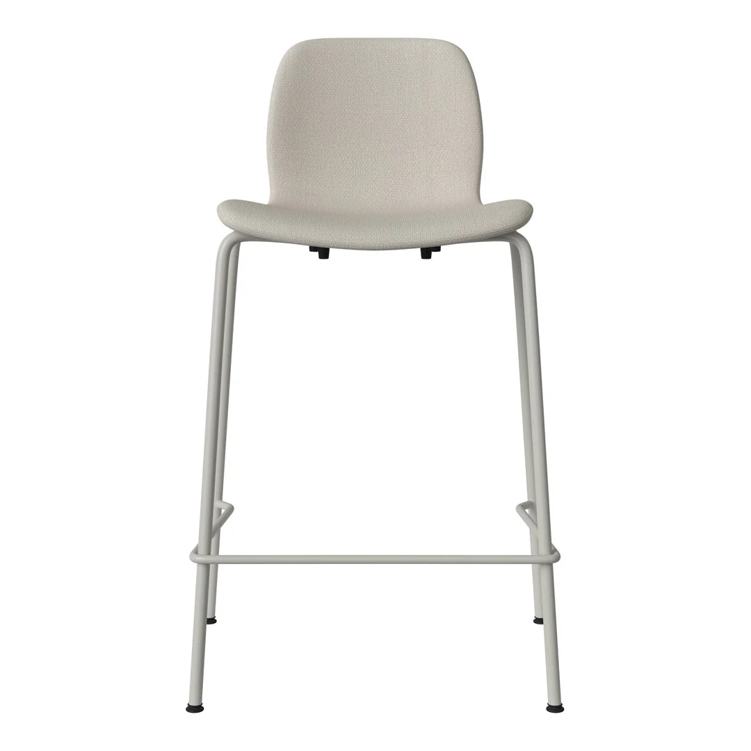 Seed Counter Chair - Upholstered - Steel Base, Grey Lacquered - Image 17