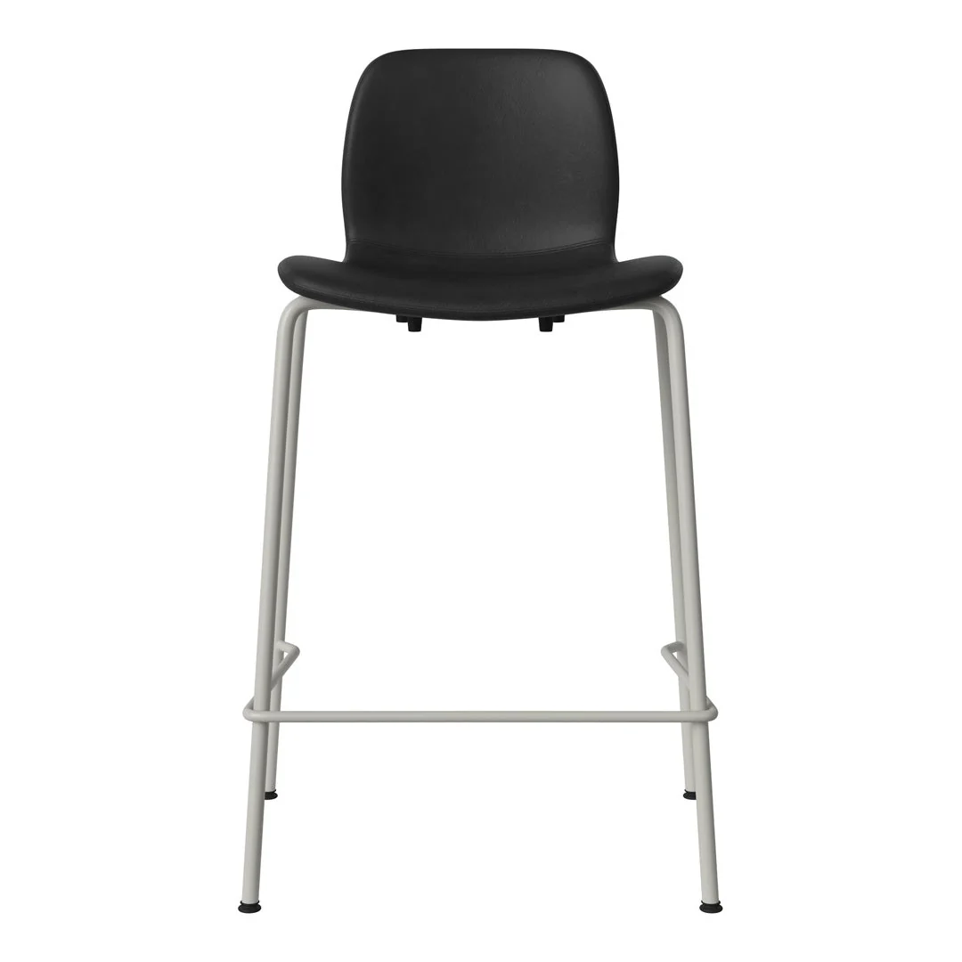 Seed Counter Chair - Upholstered - Steel Base, Grey Lacquered - Image 29