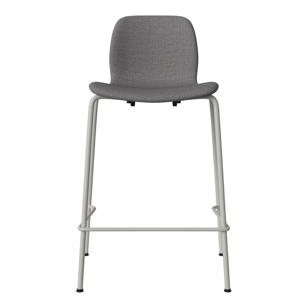 Seed Counter Chair - Upholstered - Steel Base, Grey Lacquered - Image 34