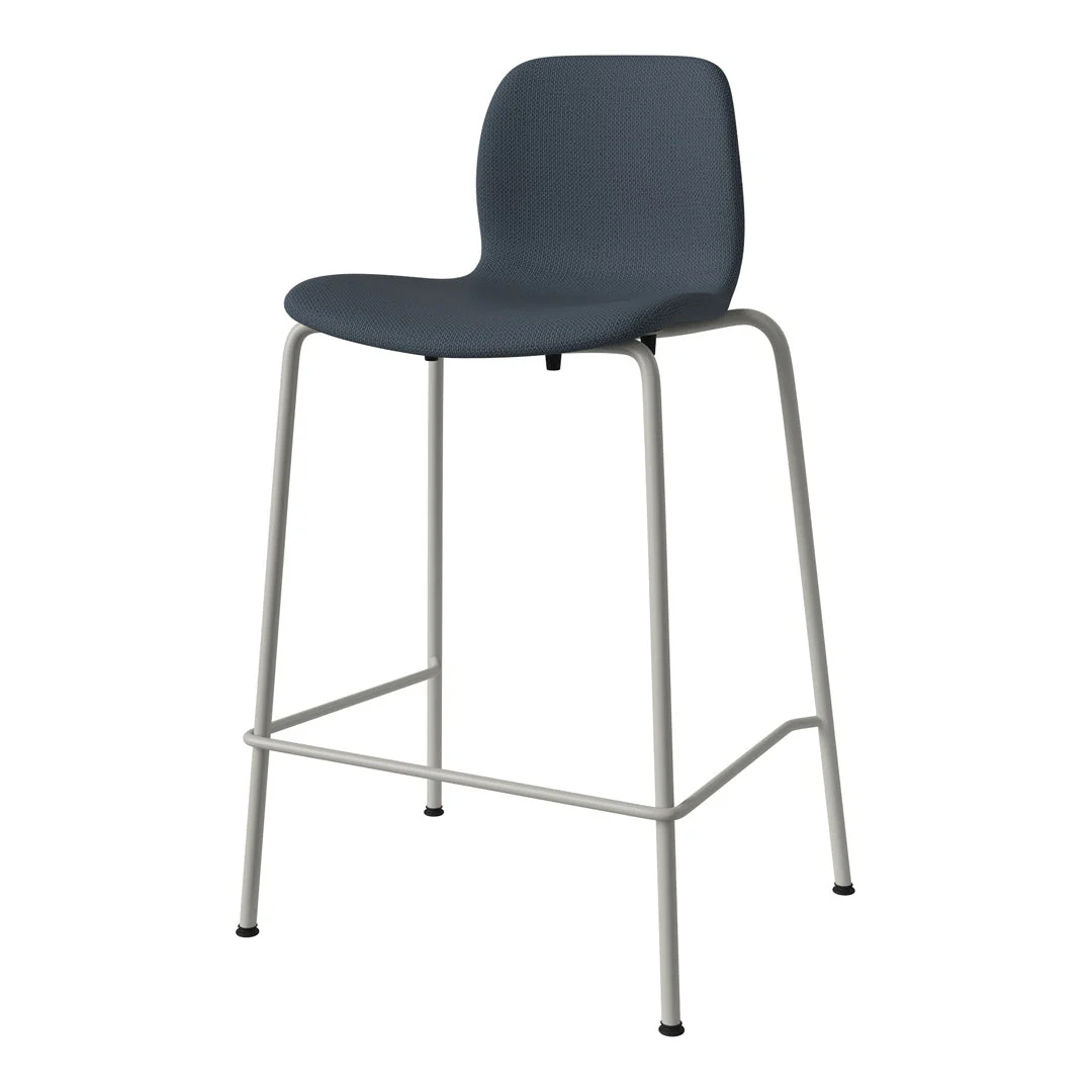 Seed Counter Chair - Upholstered - Steel Base, Grey Lacquered - Image 36