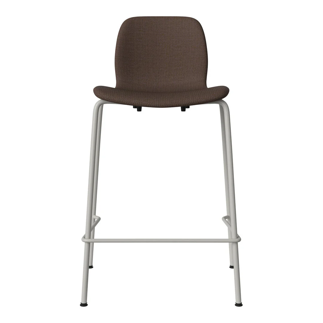 Seed Counter Chair - Upholstered - Steel Base, Grey Lacquered - Image 38