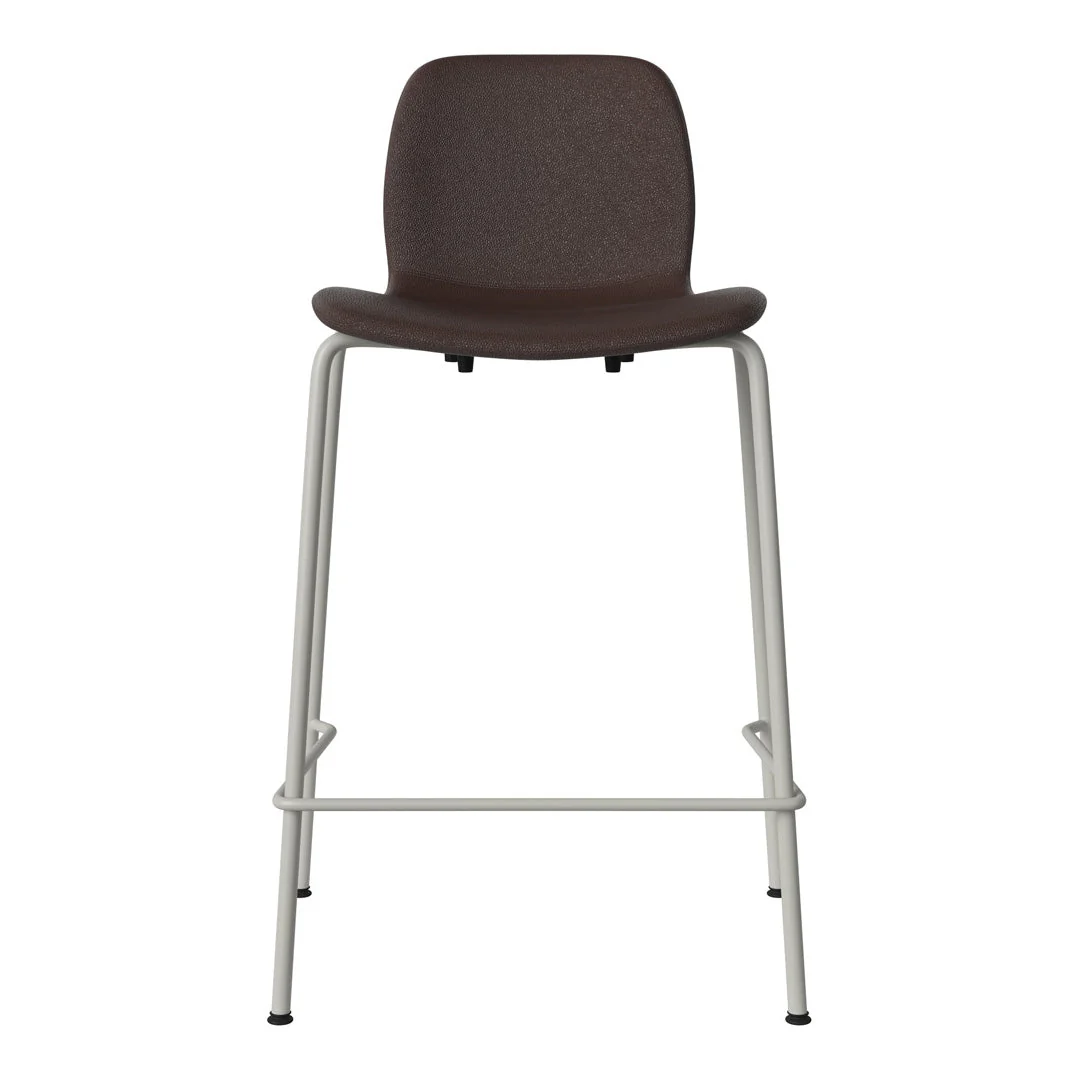 Seed Counter Chair - Upholstered - Steel Base, Grey Lacquered - Image 39