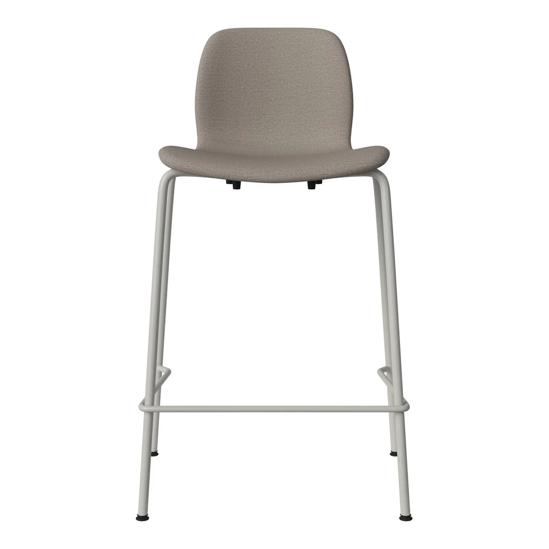 Seed Counter Chair - Upholstered - Steel Base, Grey Lacquered - Image 44