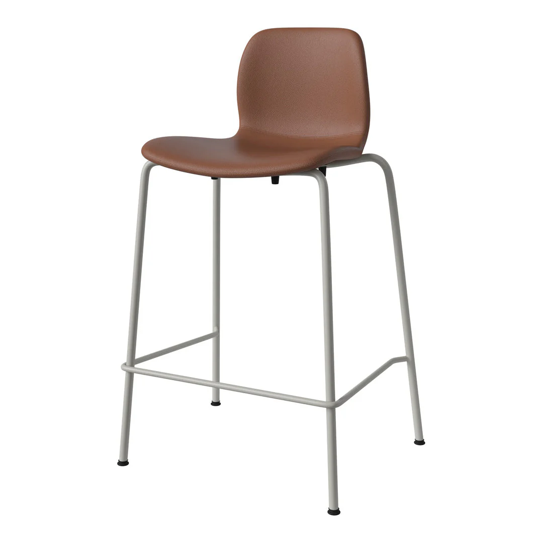 Seed Counter Chair - Upholstered - Steel Base, Grey Lacquered - Image 46