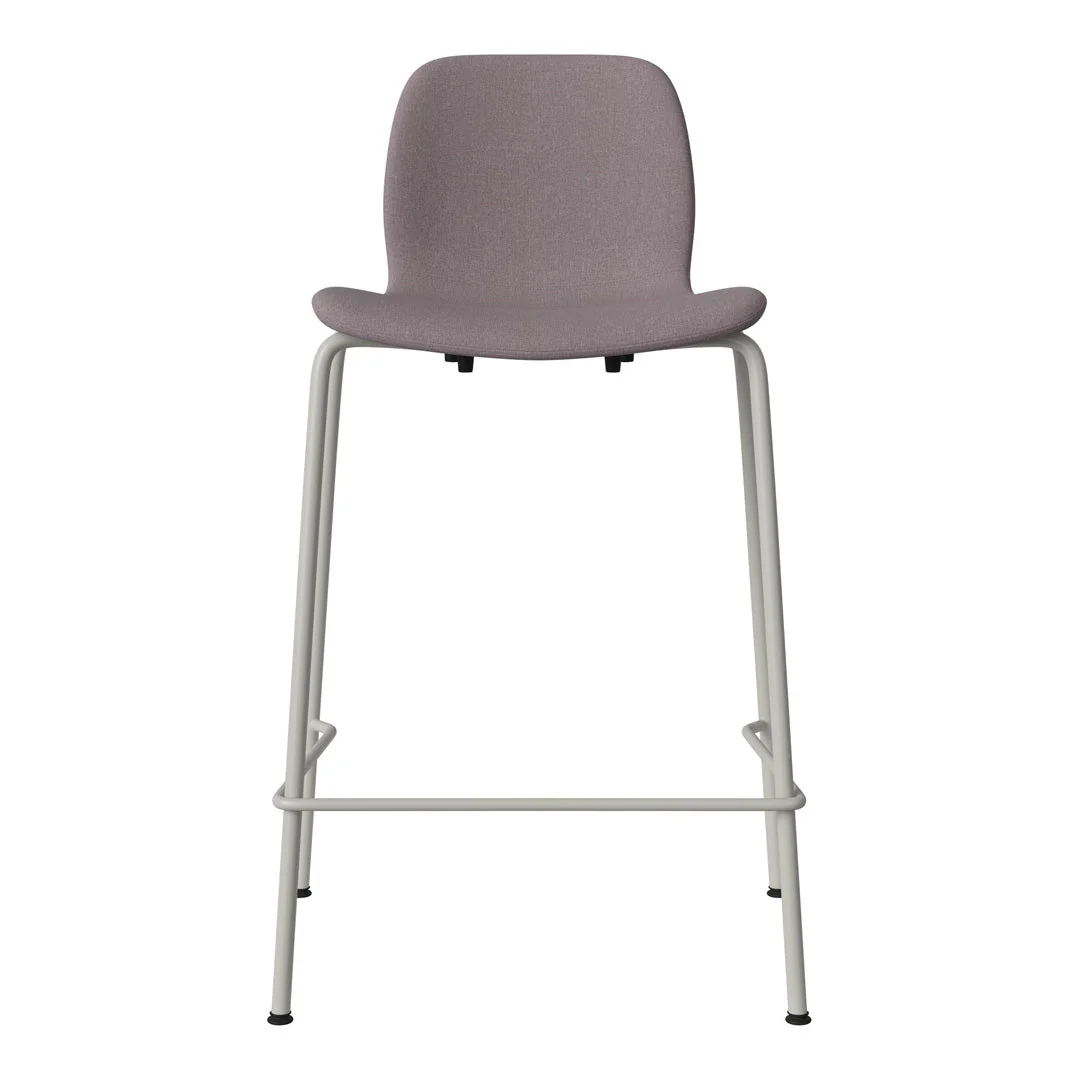 Seed Counter Chair - Upholstered - Steel Base, Grey Lacquered - Image 61