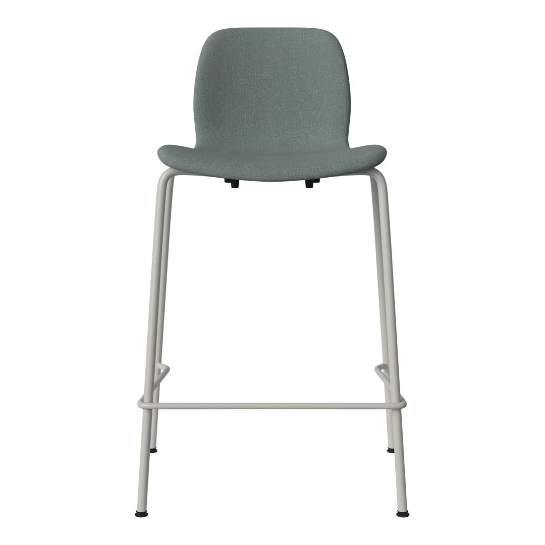 Seed Counter Chair - Upholstered - Steel Base, Grey Lacquered - Image 67