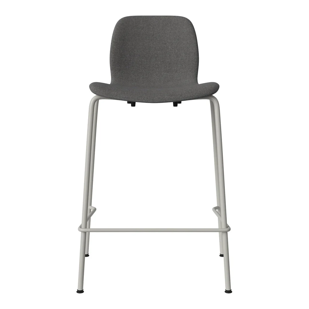 Seed Counter Chair - Upholstered - Steel Base, Grey Lacquered - Image 73