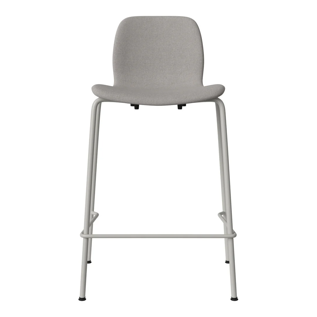 Seed Counter Chair - Upholstered - Steel Base, Grey Lacquered - Image 76