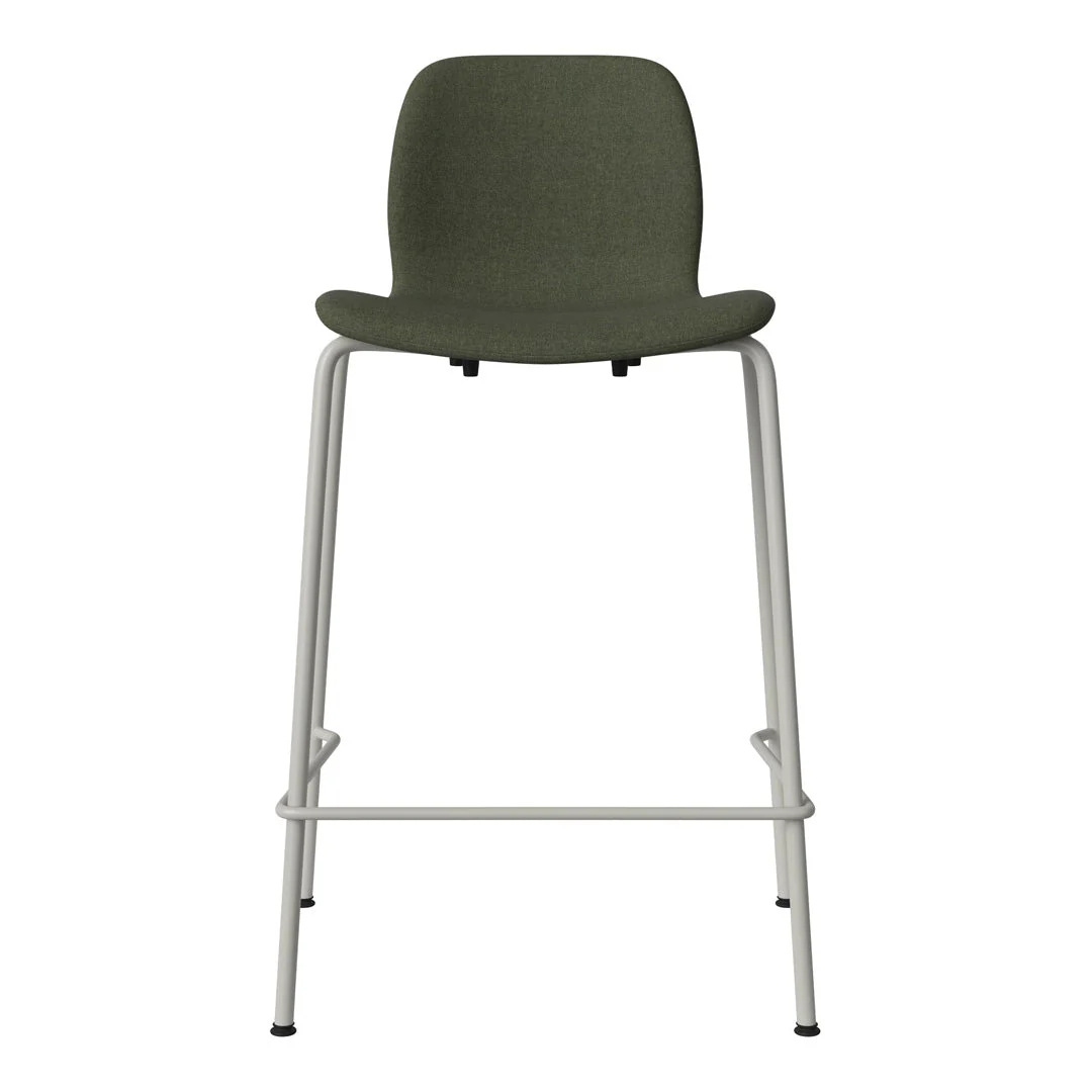 Seed Counter Chair - Upholstered - Steel Base, Grey Lacquered - Image 77