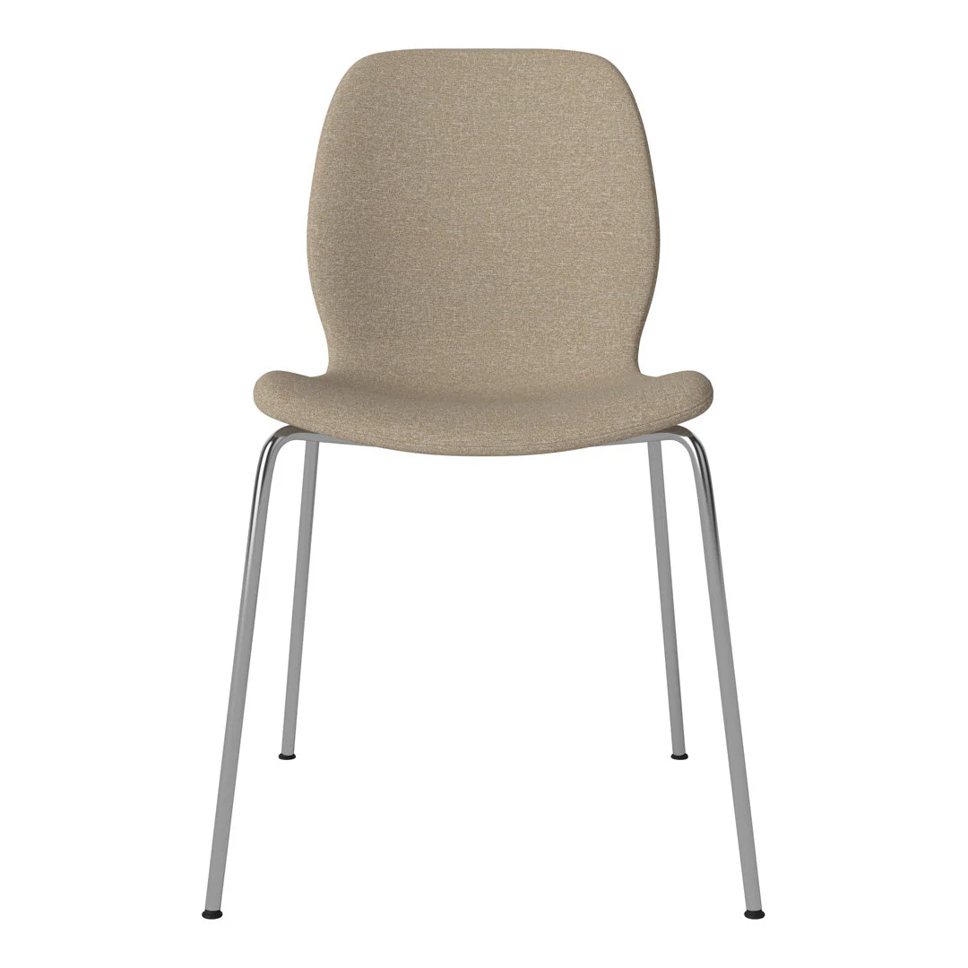 Seed Dining Chair - Upholstered - Chrome Base - Image 12