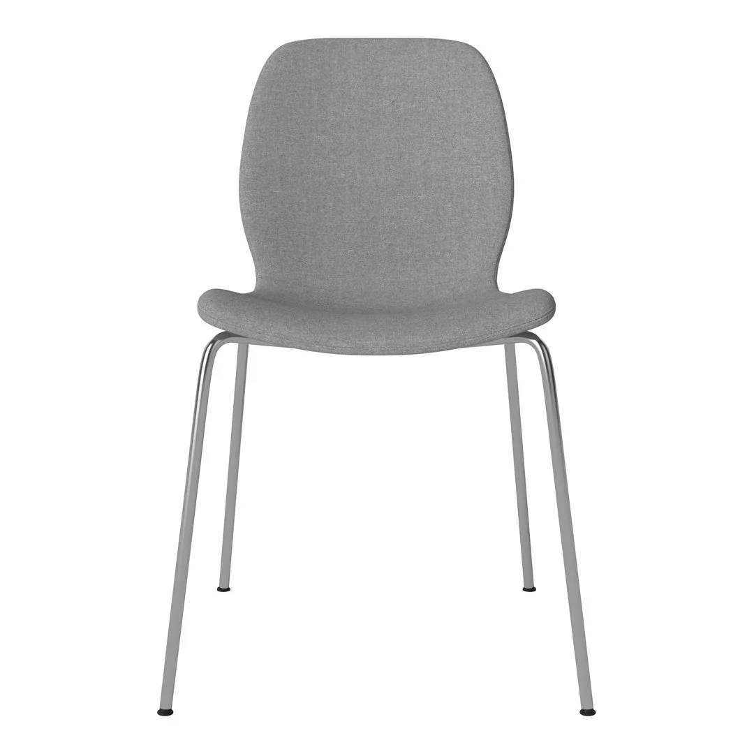 Seed Dining Chair - Upholstered - Chrome Base - Image 17