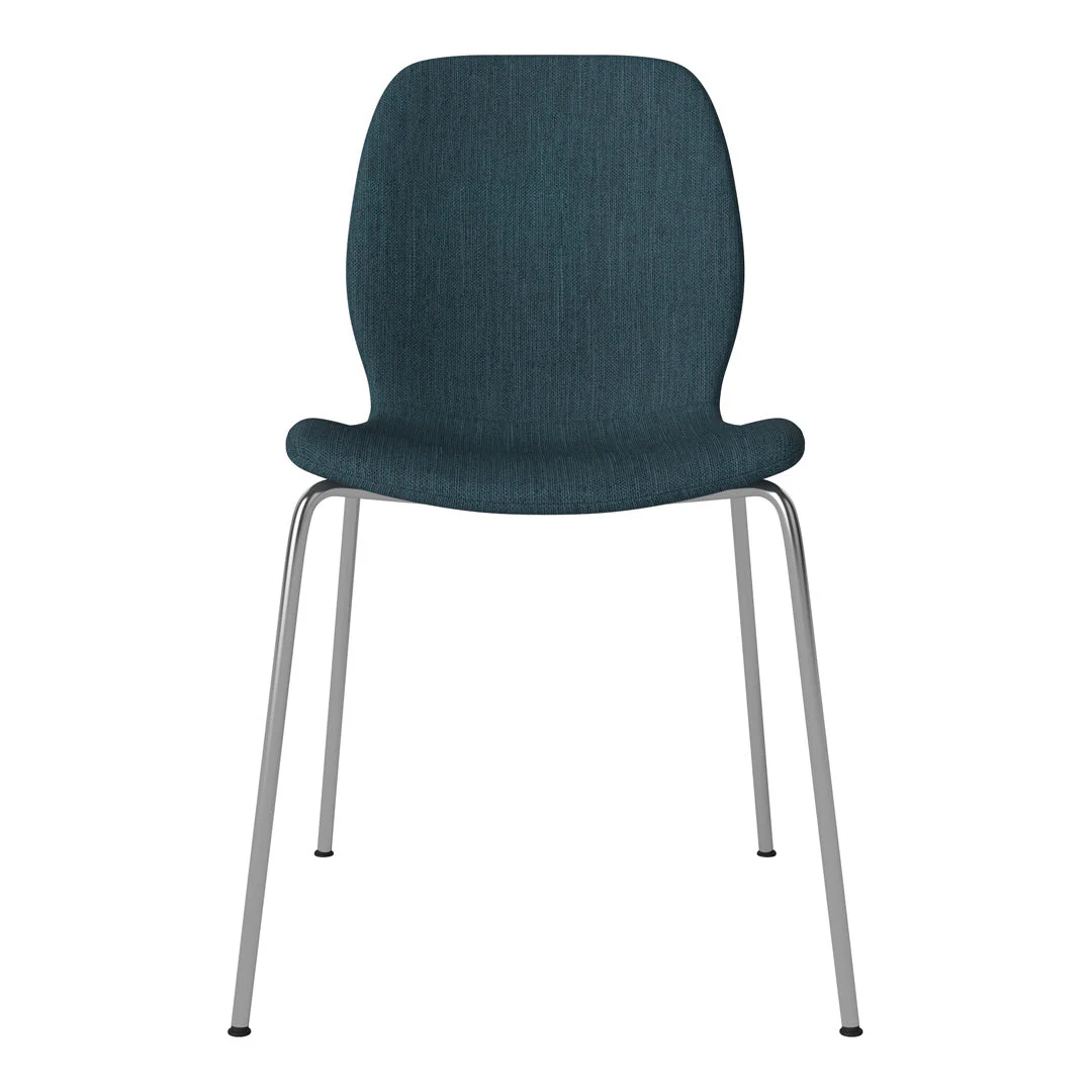 Seed Dining Chair - Upholstered - Chrome Base - Image 18