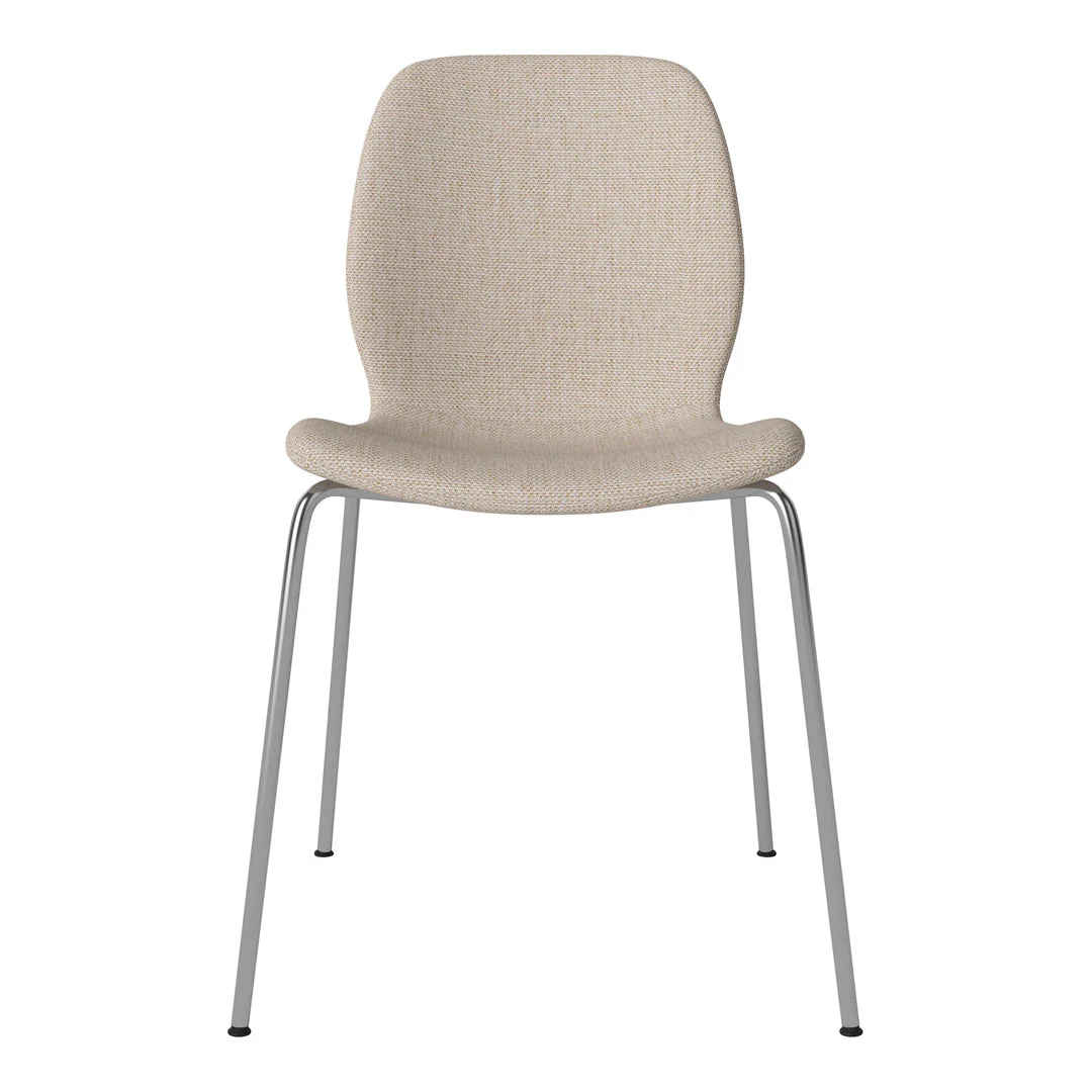 Seed Dining Chair - Upholstered - Chrome Base - Image 19
