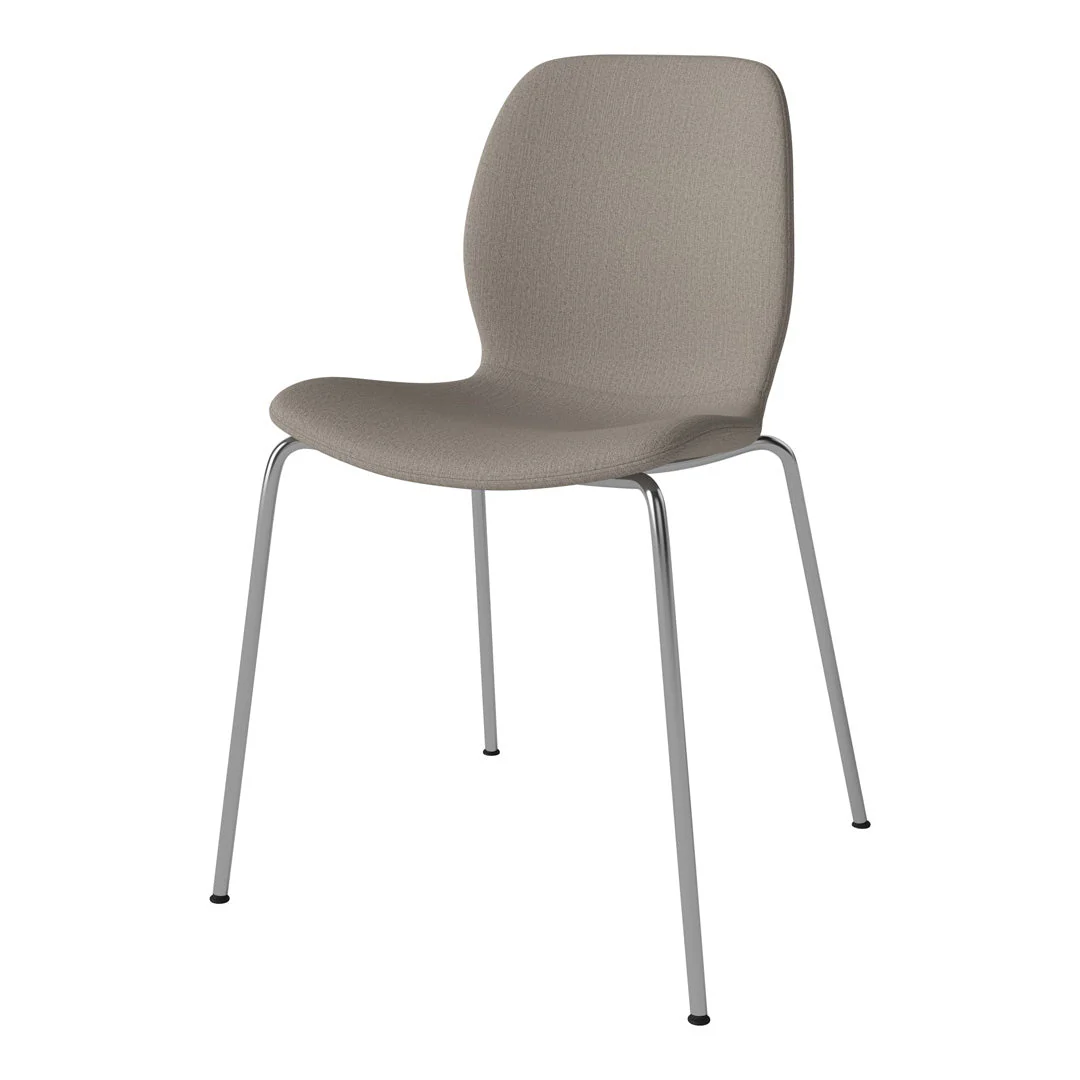 Seed Dining Chair - Upholstered - Chrome Base - Image 2