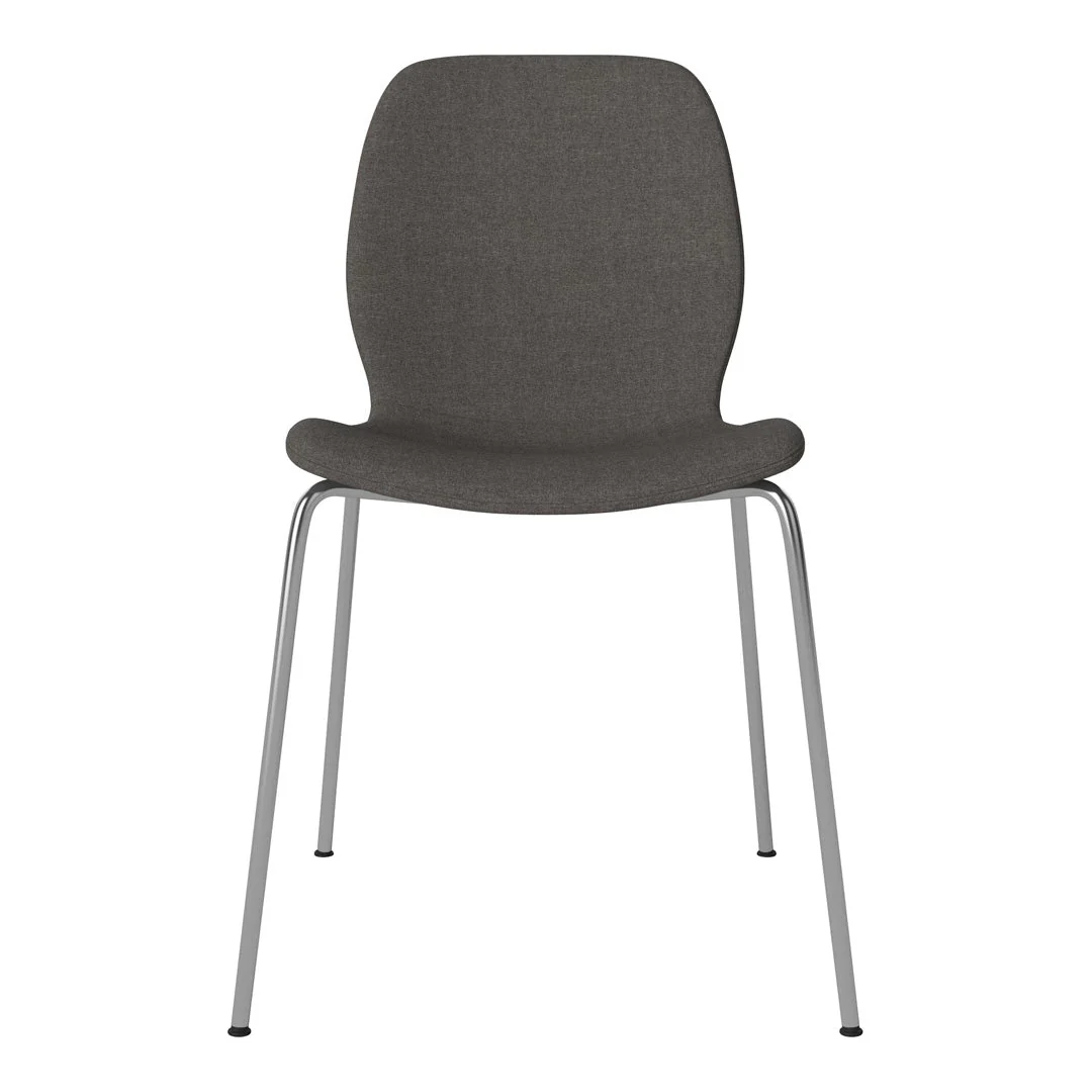 Seed Dining Chair - Upholstered - Chrome Base - Image 22