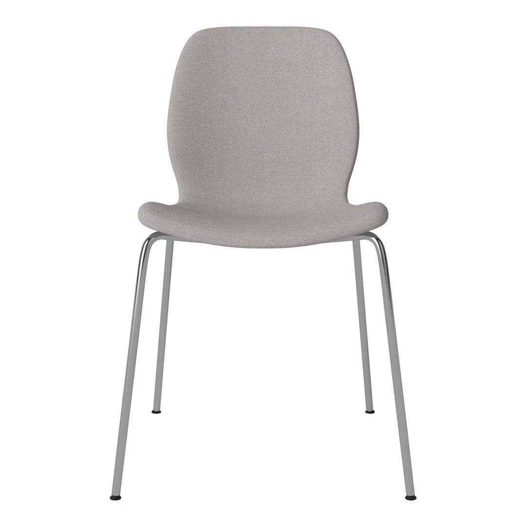 Seed Dining Chair - Upholstered - Chrome Base - Image 23