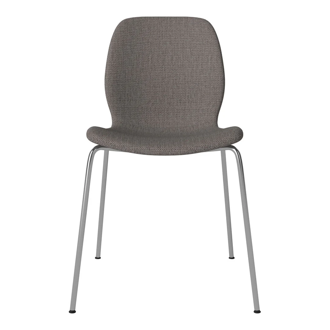 Seed Dining Chair - Upholstered - Chrome Base - Image 24