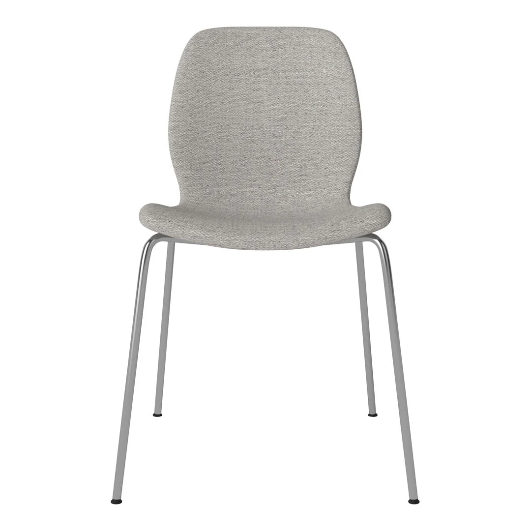 Seed Dining Chair - Upholstered - Chrome Base - Image 40