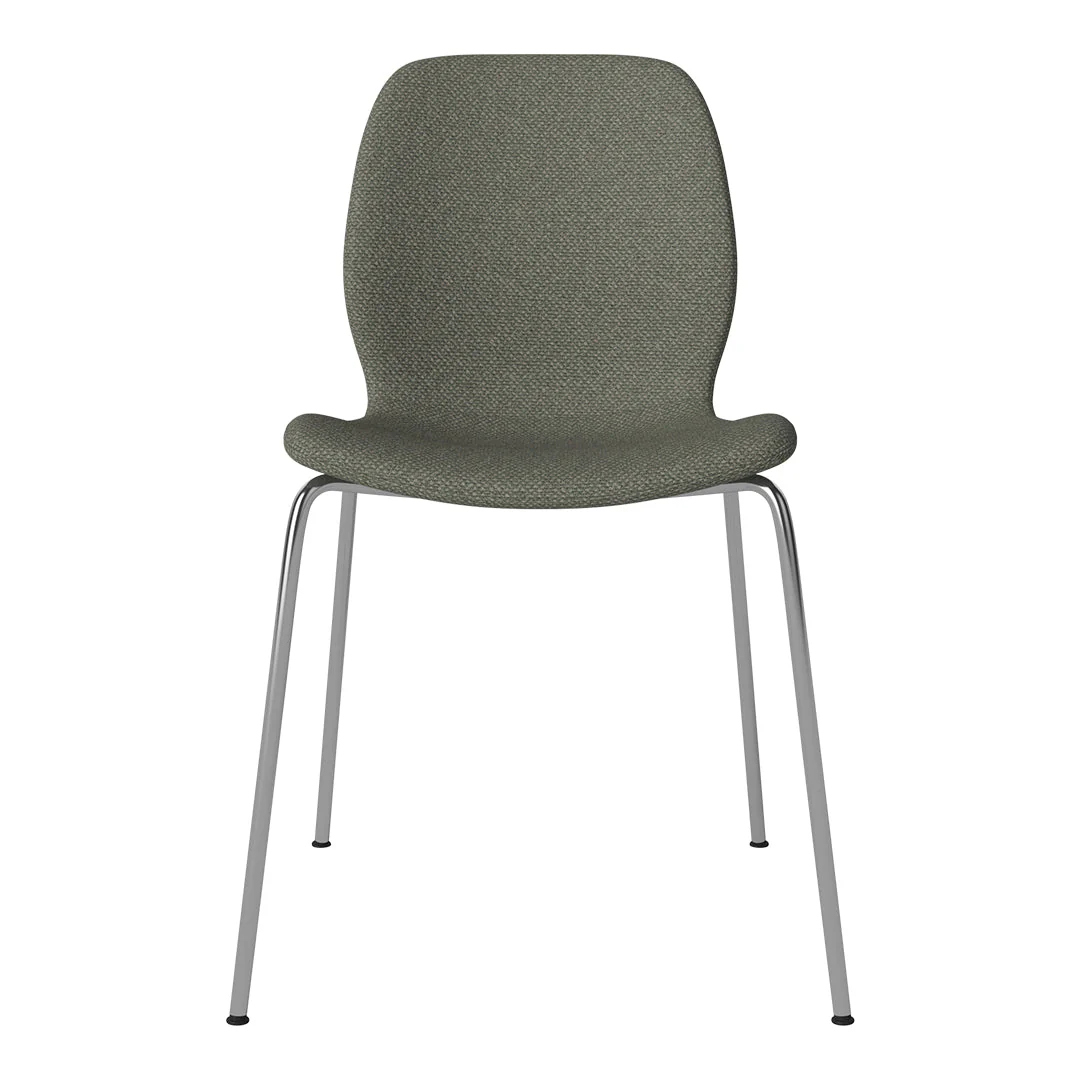 Seed Dining Chair - Upholstered - Chrome Base - Image 85