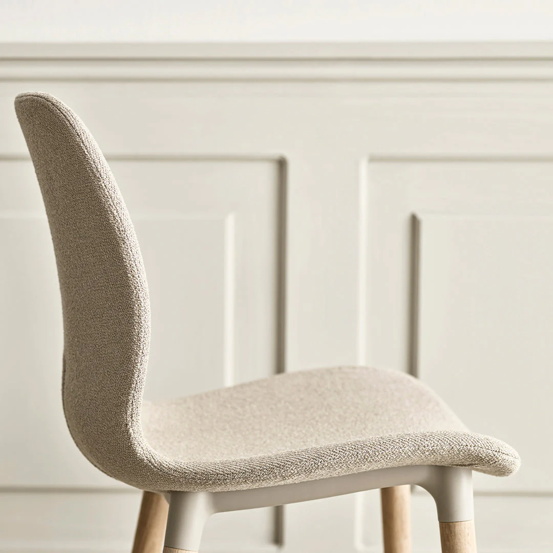 Seed Dining Chair - Upholstered - Oiled Oak Base - Image 11