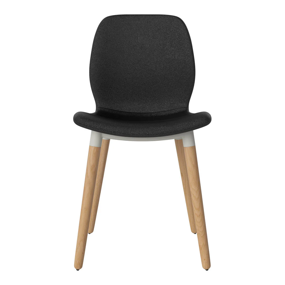 Seed Dining Chair - Upholstered - Oiled Oak Base - Image 19