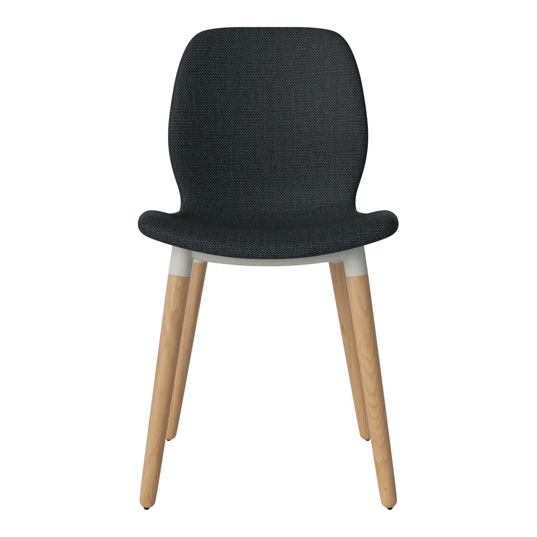 Seed Dining Chair - Upholstered - Oiled Oak Base - Image 30