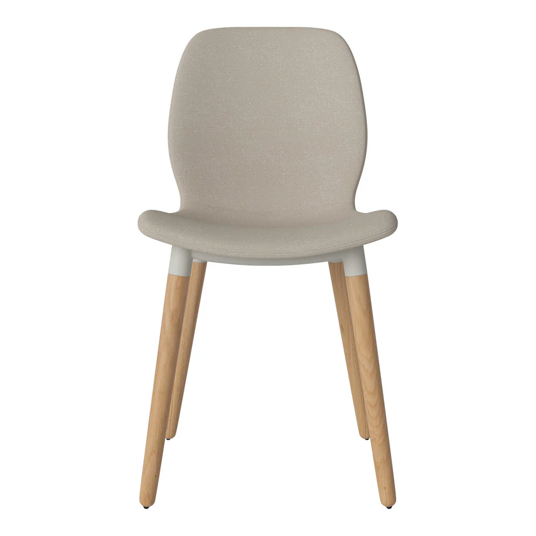 Seed Dining Chair - Upholstered - Oiled Oak Base - Image 39