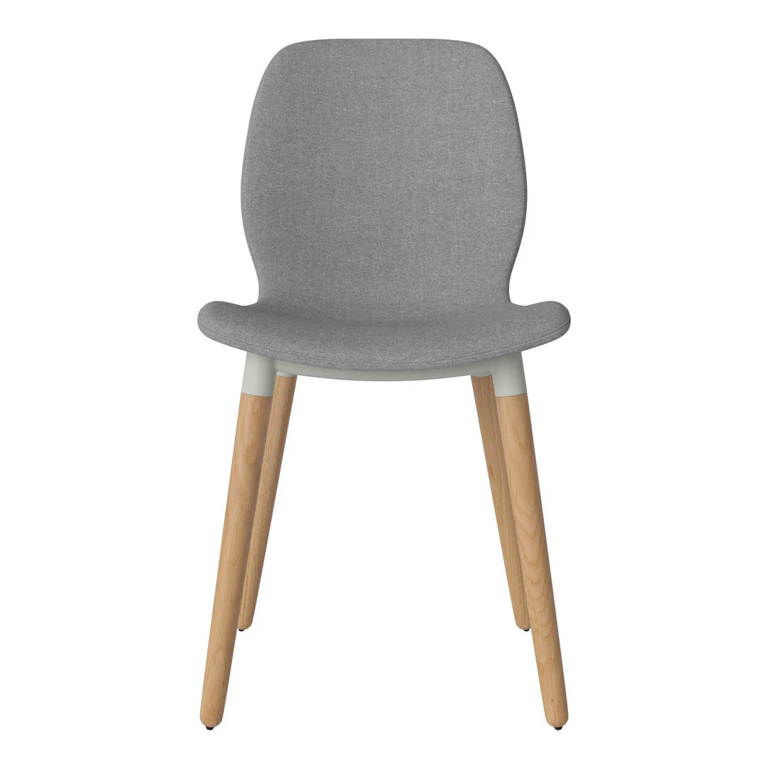 Seed Dining Chair - Upholstered - Oiled Oak Base - Image 41