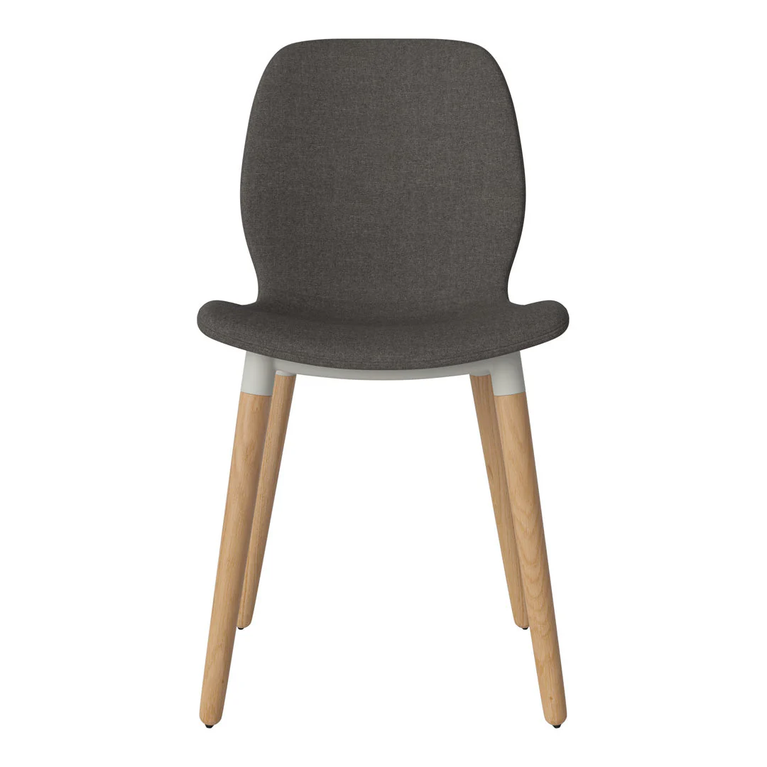 Seed Dining Chair - Upholstered - Oiled Oak Base - Image 42