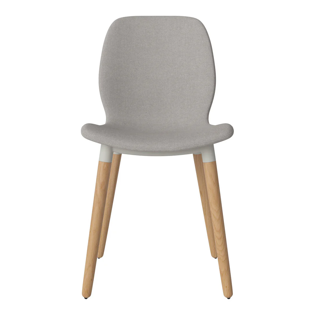Seed Dining Chair - Upholstered - Oiled Oak Base - Image 43