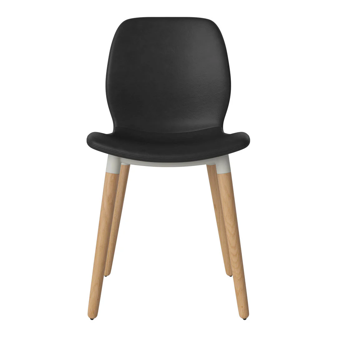 Seed Dining Chair - Upholstered - Oiled Oak Base - Image 58