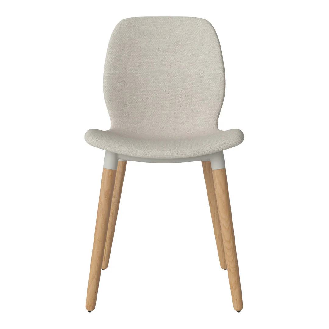 Seed Dining Chair - Upholstered - Oiled Oak Base - Image 64