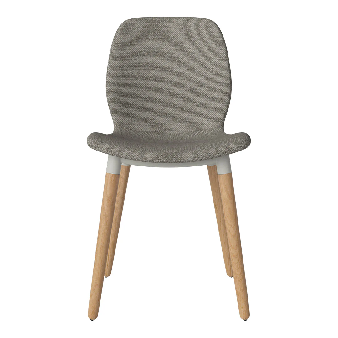 Seed Dining Chair - Upholstered - Oiled Oak Base - Image 81