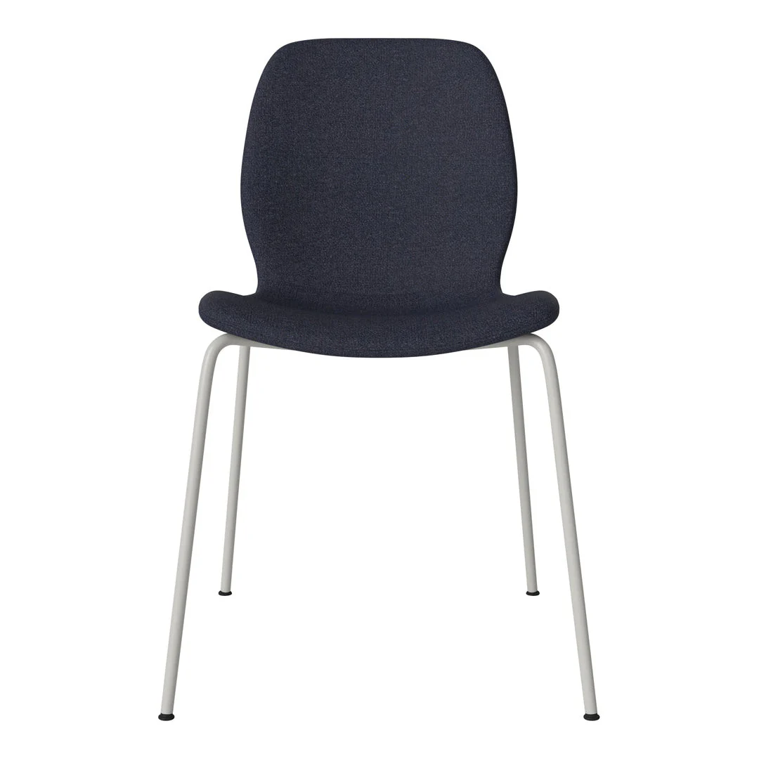 Seed Dining Chair - Upholstered -  Steel Base, Grey Lacquered - Image 35