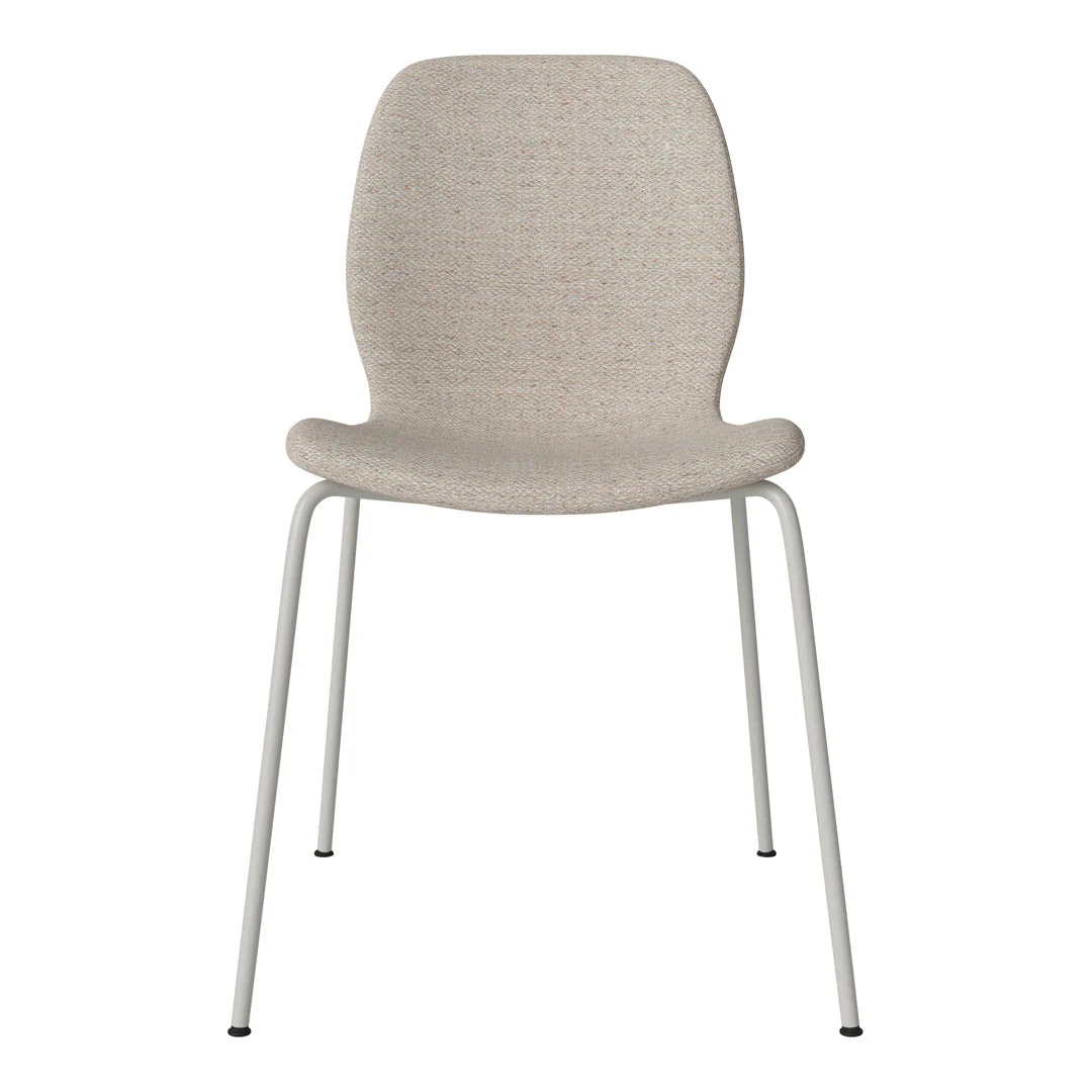 Seed Dining Chair - Upholstered -  Steel Base, Grey Lacquered - Image 39