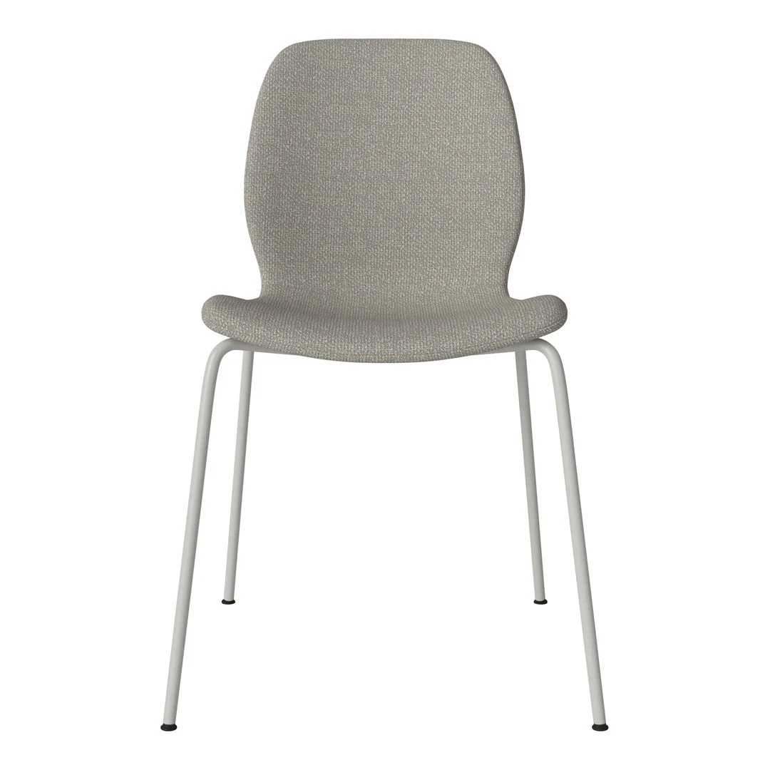 Seed Dining Chair - Upholstered -  Steel Base, Grey Lacquered - Image 41